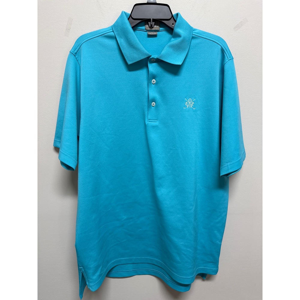 Fennec (Blue) Polo Shirt Mens‎ LargeWith Wichita Country Club Logo